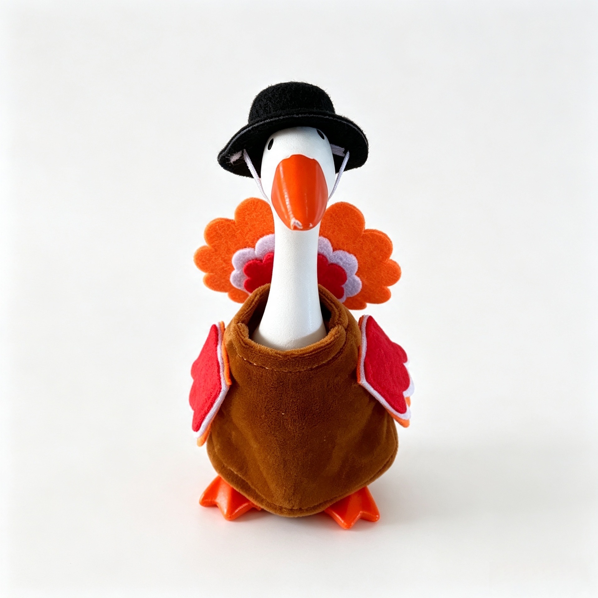 7-Inch Mini Thanksgiving Gobbler Turkey Outfit & Top Hat
